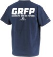 画像3: 【BIGサイズ対応商品】GRFPバックプリント半袖Tシャツ　ネイビーｘホワイト