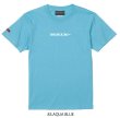 画像1: 【BIGサイズ対応商品】 グランデ・エフ・ピー.POPロゴ.プリントTシャツ　アクアブルー