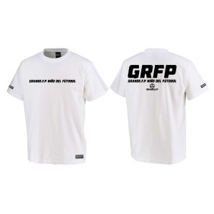画像: 【BIGサイズ対応商品】GRFPバックプリント半袖Tシャツ　ホワイトｘブラック
