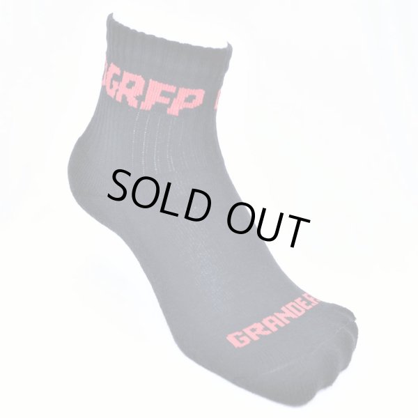 画像3: GRFPパイルショートソックス　ブラックｘレッド