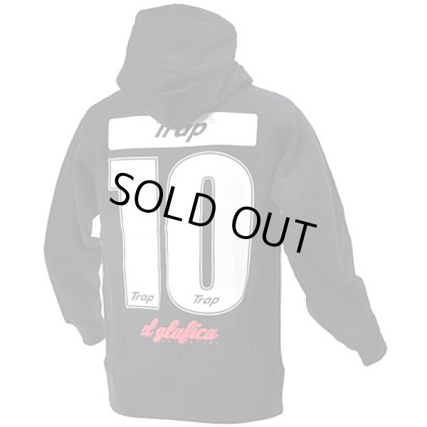 画像2: GRANDE プロトタイプ ヘビージップパーカー ブラック/ホワイト