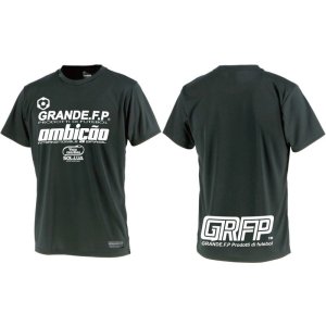 画像: GRANDE.F.P.LIMITEDハイパーロゴプラクティスシャツ ブラックxホワイト