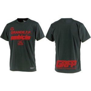 画像: GRANDE.F.P.LIMITEDハイパーロゴプラクティスシャツ ブラックxレッド