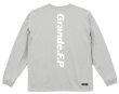 画像3: Grfp.プリント.ルーズフィット長袖Tシャツ　フロストグレーｘホワイト