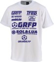 画像2: 【ジュニアサイズ対応】GRANDE.F.P.SOL&LUAドライメッシュTシャツ　ホワイトｘネイビー