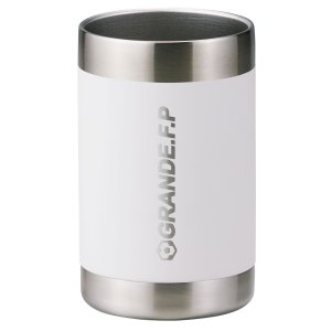 画像: GRANDE.F.P.真空ステンレス 缶クーラー　ホワイト