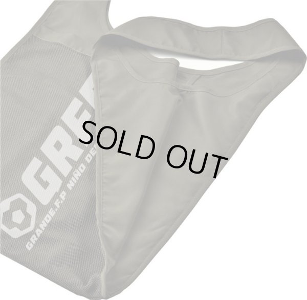 画像3: ■GRFP.メッシュポケットトートエコBAG（ポケッタブル仕様）サンドカーキｘホワイト