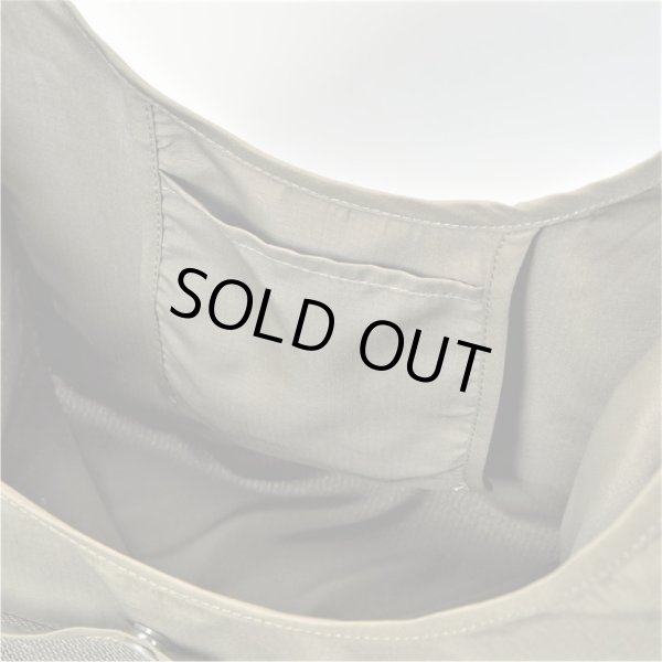 画像5: ■GRFP.メッシュポケットトートエコBAG（ポケッタブル仕様）サンドカーキｘホワイト