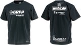 画像: 【ジュニアサイズ対応】GRFP.SOL&LUAドライメッシュTシャツ　ブラックｘホワイト