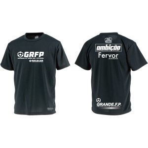 画像: 【ジュニアサイズ対応】GRFP.SOL&LUAドライメッシュTシャツ　ブラックｘホワイト