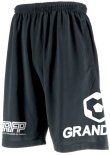 画像2: 【BIGサイズ対応商品】GRANDE.FP.BIG.ヘキサゴンドライメッシュハーフパンツ　ブラックxホワイト