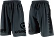 画像1: 【BIGサイズ対応商品】GRANDE.FP.BIG.ヘキサゴンドライメッシュハーフパンツ　ブラックxブラック