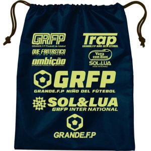 画像: GRANDE.F.P.SOL&LUAナイロンマルチシューズケース　ネイビーｘレモンイエロー