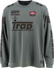 画像2: 【BIGサイズ対応商品】GRFP.Trap昇華転写プラクティス長袖シャツ　ダークグレーｘブラック　　　　　　　　　　　　　　　　　　　　　　　　　　　　