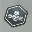 画像5: 【BIGサイズ対応商品】GRANDE.F.P..ハイパーロゴ.ヘキサゴン.プラクティスパンツ　グレーｘブラック