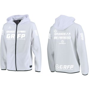 画像: GRFP.ドライ.スウェットジップパーカー ホワイトxホワイト