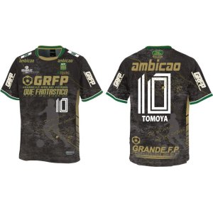画像: 【ジュニア〜BIGサイズ対応商品】 見木友哉ｘGRANDE.F.Pコラボ.TOMOYA・NO.10昇華転写サポートプラシャツ.半袖　ブラック