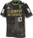 画像2: 【ジュニア〜BIGサイズ対応商品】 見木友哉ｘGRANDE.F.Pコラボ.TOMOYA・NO.10昇華転写サポートプラシャツ.半袖　ブラック