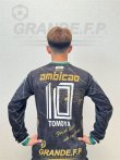 画像8: 【ジュニア〜BIGサイズ対応商品】 見木友哉ｘGRANDE.F.Pコラボ.TOMOYA・NO.10昇華転写サポートプラシャツ.長袖　ブラック