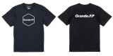 画像: 【BIGサイズ対応商品】 Grande.F.P.ヘキサゴンプリント半袖Tシャツ　ブラックｘホワイト