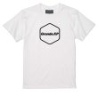 画像2: 【BIGサイズ対応商品】 Grande.F.P.ヘキサゴンプリント半袖Tシャツ　ホワイトｘブラック