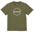 画像2: 【BIGサイズ対応商品】 Grande.F.P.ヘキサゴンプリント半袖Tシャツ　ライトオリーブｘホワイト