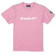 画像1: 【BIGサイズ対応商品】 Grande.F.Pスタンダード.ロゴプリント半袖Tシャツ　ピンクｘホワイト