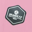 画像3: 【BIGサイズ対応商品】 Grande.F.Pスタンダード.ロゴプリント半袖Tシャツ　ピンクｘホワイト