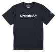 画像1: 【BIGサイズ対応商品】 Grande.F.Pスタンダード.ロゴプリント半袖Tシャツ　ブラックｘホワイト