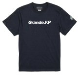 画像: 【BIGサイズ対応商品】 Grande.F.Pスタンダード.ロゴプリント半袖Tシャツ　ブラックｘホワイト