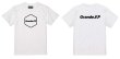 画像1: 【BIGサイズ対応商品】 Grande.F.P.ヘキサゴンプリント半袖Tシャツ　ホワイトｘブラック