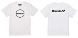 画像: 【BIGサイズ対応商品】 Grande.F.P.ヘキサゴンプリント半袖Tシャツ　ホワイトｘブラック