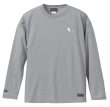 画像2: 【BIGサイズ対応商品】 見木友哉ｘGRANDE.F.Pコラボ.TOMOYA.シルエット刺繍長袖Tシャツ　ヘザーグレー
