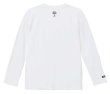 画像3: 【BIGサイズ対応商品】 見木友哉ｘGRANDE.F.Pコラボ.TOMOYA.シルエット刺繍長袖Tシャツ　ホワイト