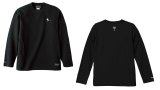 画像: 【BIGサイズ対応商品】 見木友哉ｘGRANDE.F.Pコラボ.TOMOYA.シルエット刺繍長袖Tシャツ　ブラック