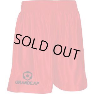 画像: 【ジュニアサイズ】GRANDE.F.P ベーシックサッカーパンツ.【練習用】 　レッド