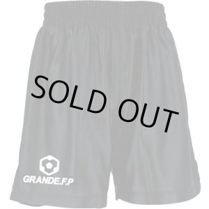 画像: 【ジュニアサイズ】GRANDE.F.P ベーシックサッカーパンツ.【練習用】 　ブラック