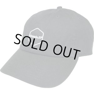 画像: Grande.F.P.ヘキサゴンマーク刺繍WASHED TEILL BB.CAP ブラック