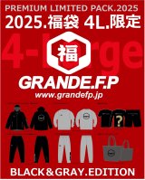 画像: 【先行予約：2025年1月1日発売〜お届け商品（年内お届け不可）】【2025年.GRANDE.F.P　WEB.SHOP限定：4Lサイズ福袋】2025年.GRANDE.F.P.プレミアム.リミテッド【福袋】ブラック＆グレー　バージョン