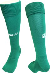 画像: GRANDE.F.P　ベーシックフットボールソックス 　グリーンｘホワイト