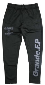 画像: 【BIGサイズ対応】Grande.f.p.LIMITEDトレーニングジャージロングパンツ　ブラックｘグレー