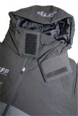 画像3: 【BIGサイズ対応】Grande.f.p.LIMITEDハーフウォーマージャケット　　ブラックｘグレー