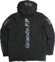 画像2: 【BIGサイズ対応】Grande.f.p.LIMITEDハーフウォーマージャケット　　ブラックｘグレー