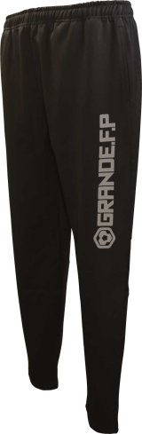 画像: GRANDE.F.P プロト.２－ウェイス.ストレッチジャージ.ジップパンツ　ブラックｘブラック
