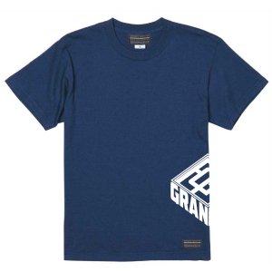 画像: 【先行予約販売：お届け日指定不可.2025年6月中旬〜6月下旬発売〜お届け商品】 【ジュニア〜BIGサイズ対応商品】ゆってぃチャンネルｘGRANDE.F.P.コラボ.アンダーアームロゴ.半袖T　インディゴブルー