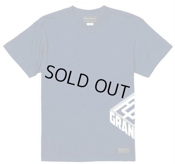 画像1: 【完全予約販売：お届け日指定不可.2025年9月下旬〜10月中旬.　お届け商品】【ジュニア〜BIGサイズ対応商品】ゆってぃチャンネルｘGRANDE.F.P.コラボ.アンダーアームロゴ.半袖T　インディゴブルー