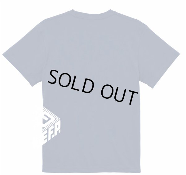 画像2: 【完全予約販売：お届け日指定不可.2025年9月下旬〜10月中旬.　お届け商品】【ジュニア〜BIGサイズ対応商品】ゆってぃチャンネルｘGRANDE.F.P.コラボ.アンダーアームロゴ.半袖T　インディゴブルー