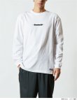 画像6: Grande.F.Pブラッシングロゴ.ルーズフィット長袖Tシャツ　ブラックｘホワイト