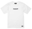 画像2: 【BIGサイズ対応商品】Grande.F.Pブラッシングロゴ.プレミアムコットン半袖Tシャツ　ホワイトｘブラック