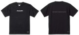 画像: 【BIGサイズ対応商品】Grande.F.Pブラッシングロゴ.プレミアムコットン半袖Tシャツ　ブラックｘホワイト